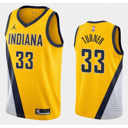 Herren NBA Indiana Pacers Trikot Myles Turner 33 Jordan Brand 2020-2021 Statement Edition Swingman